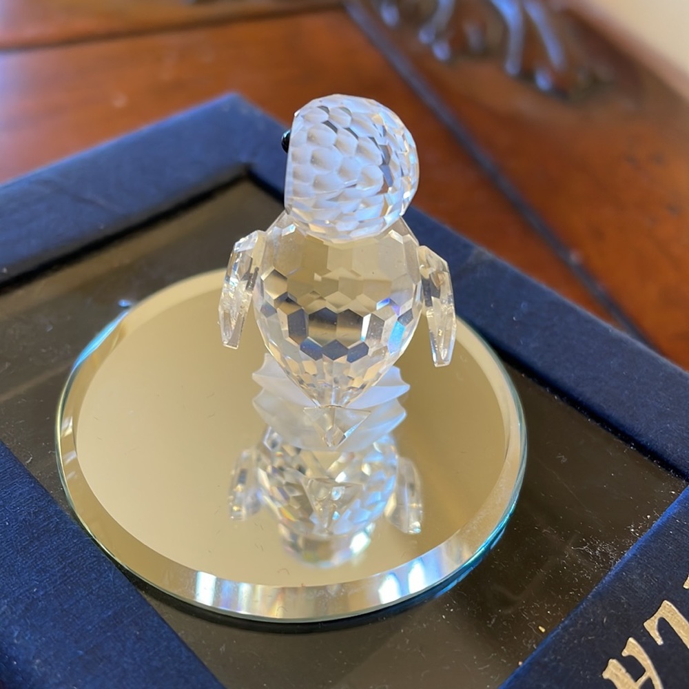Auth. Swarovski Crystal Miniature Duck Standing - Picture 3 of 4